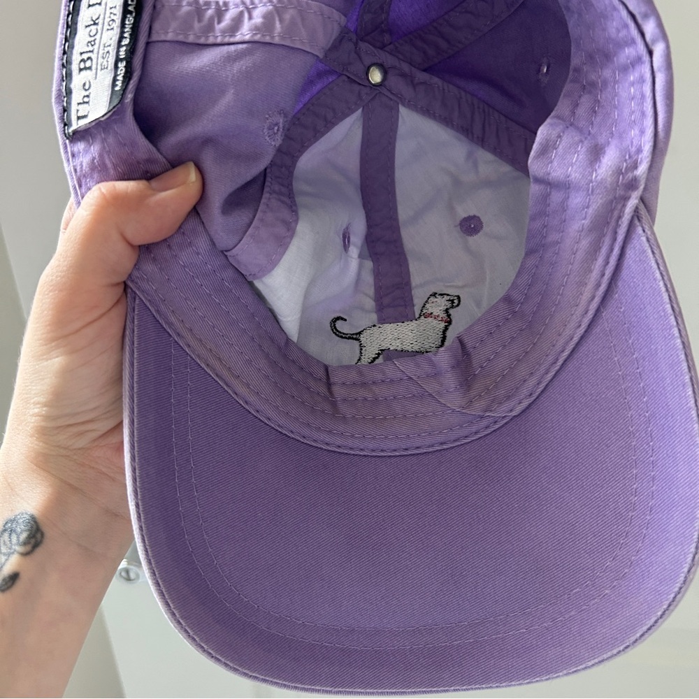 The Black Dog Classic Baseball Cap Ladies Fit Purple - Picture 2 of 4